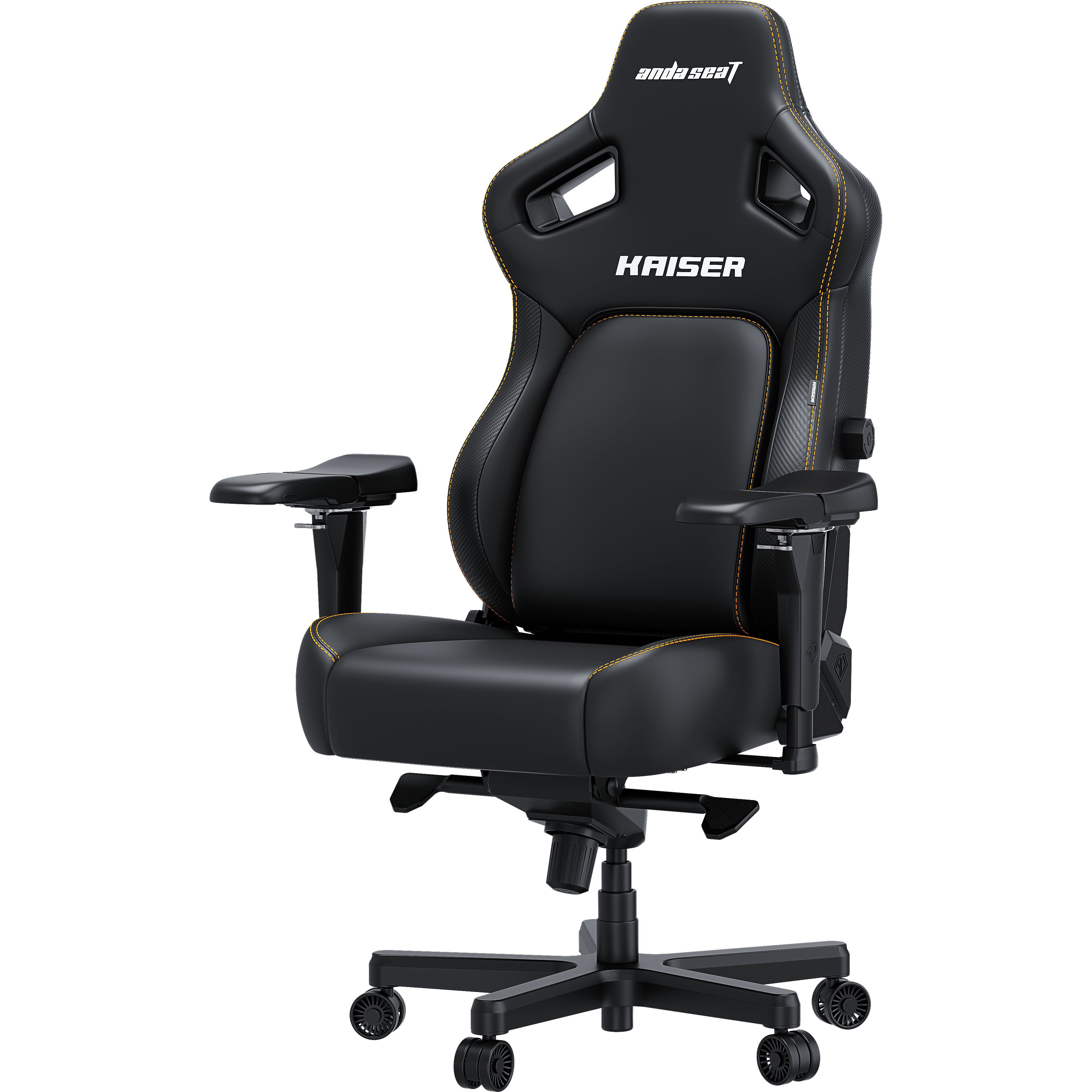 Крісло ігрове Anda Seat Kaiser 4 Size XL Black Premium PVC (AD12YDDC-XLL-20-B-PV/C) - фото 3