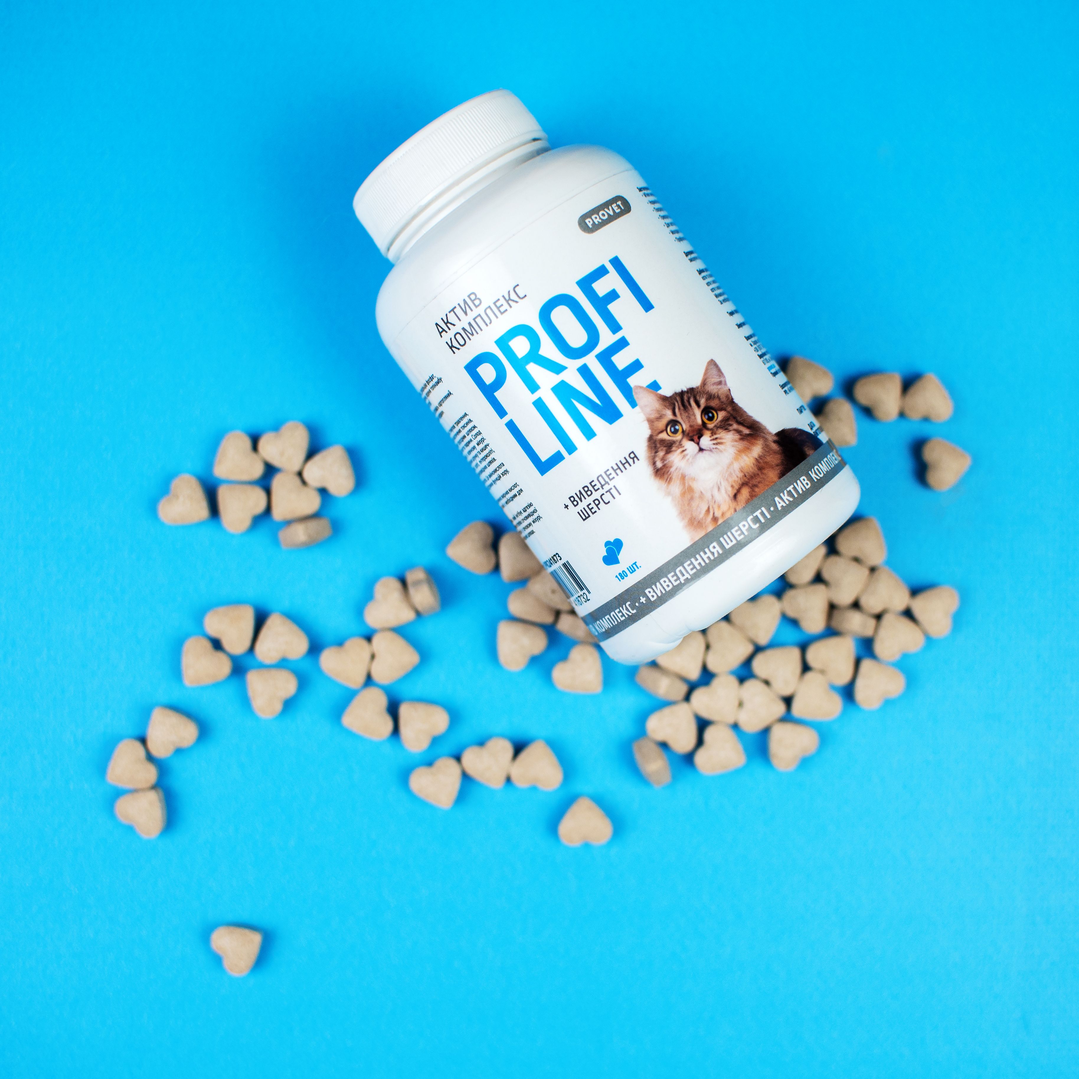 Витамины для кошек ProVET Profiline Актив комплекс + выведение шерсти 180 таблеток - фото 4