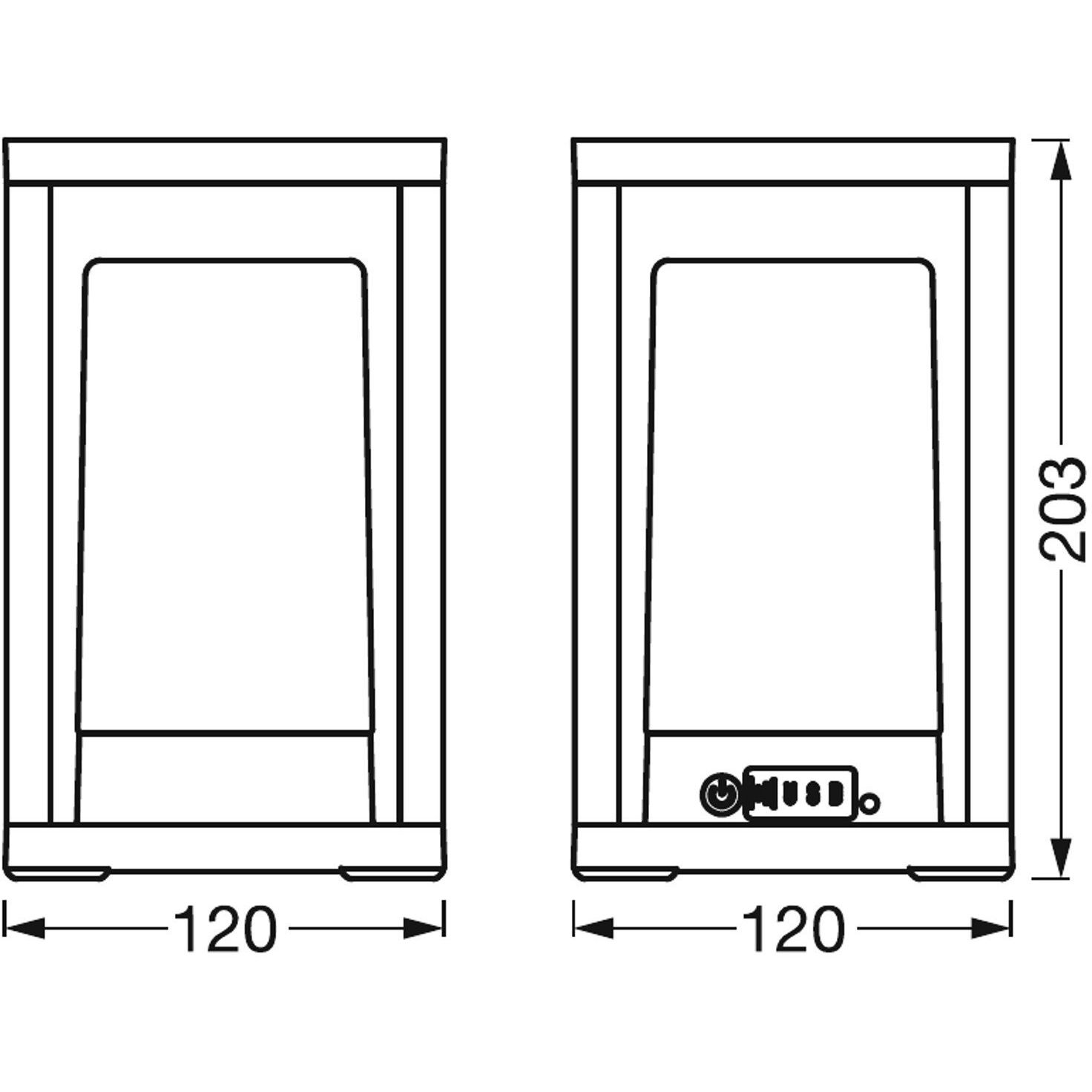 Світильник розумний Ledvance Tableframe з акумулятором (4058075564466) - фото 4