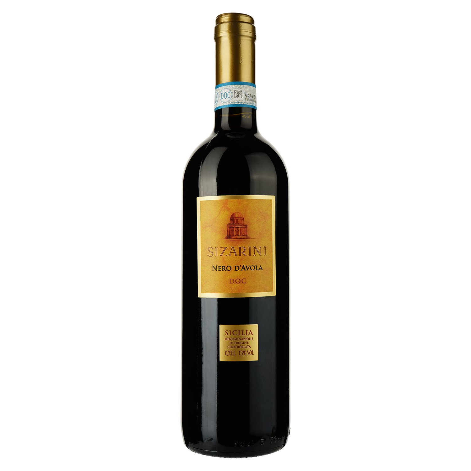 Вино Sizarini Nero D'Avola DOC червоне сухе 0,75 л - фото 1