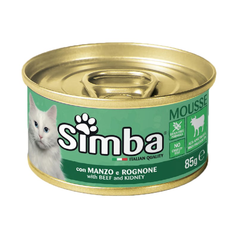 Вологий корм для котів Simba Cat Wet, телятина, 85 г (70009409) - фото 1