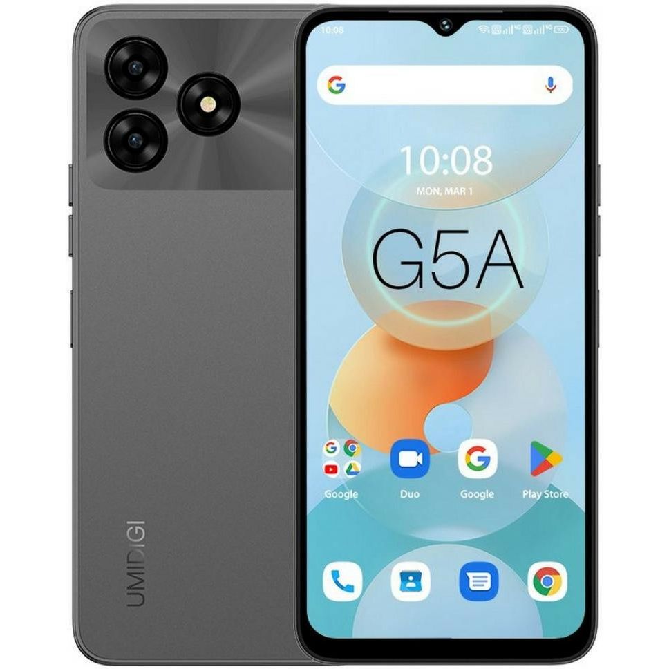 Смартфон Umidigi G5A 4/64Gb Space Grey (MP38) (UA UCRF) - фото 1