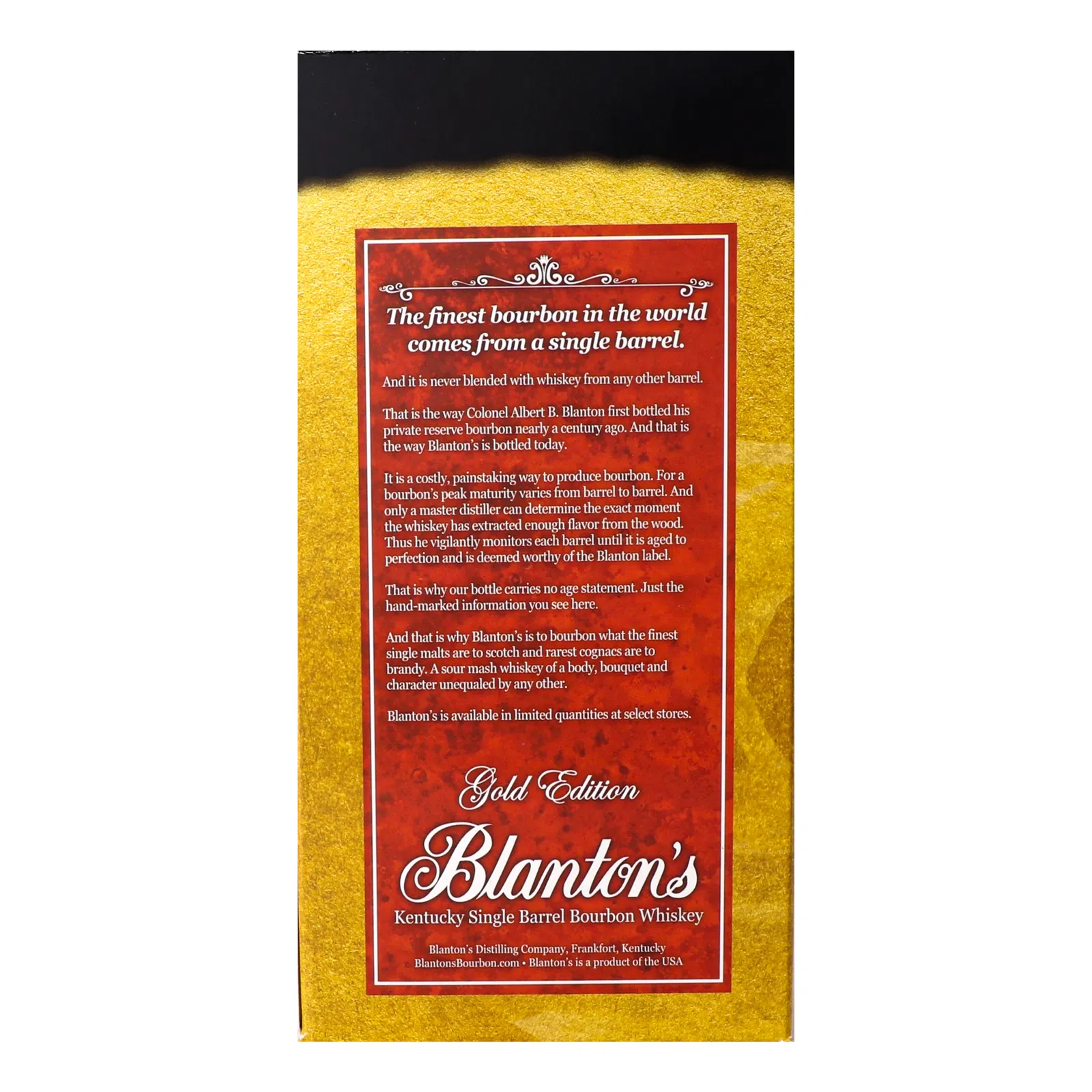 Виски Blanton's Gold Edition 51.5% 0.7 л в подарочной упаковке - фото 2