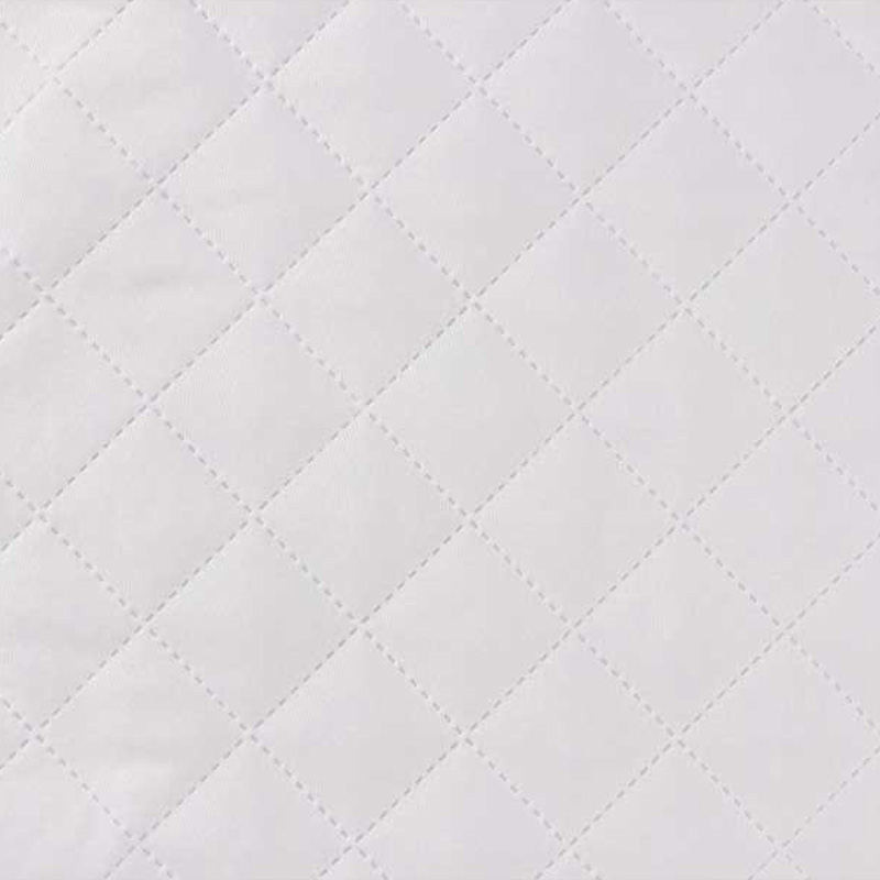 Чехол на подушку Руно Ромб на молнии, стеганый микрофайбер, 70х70 см, белый (384.52У_ромб) - фото 3