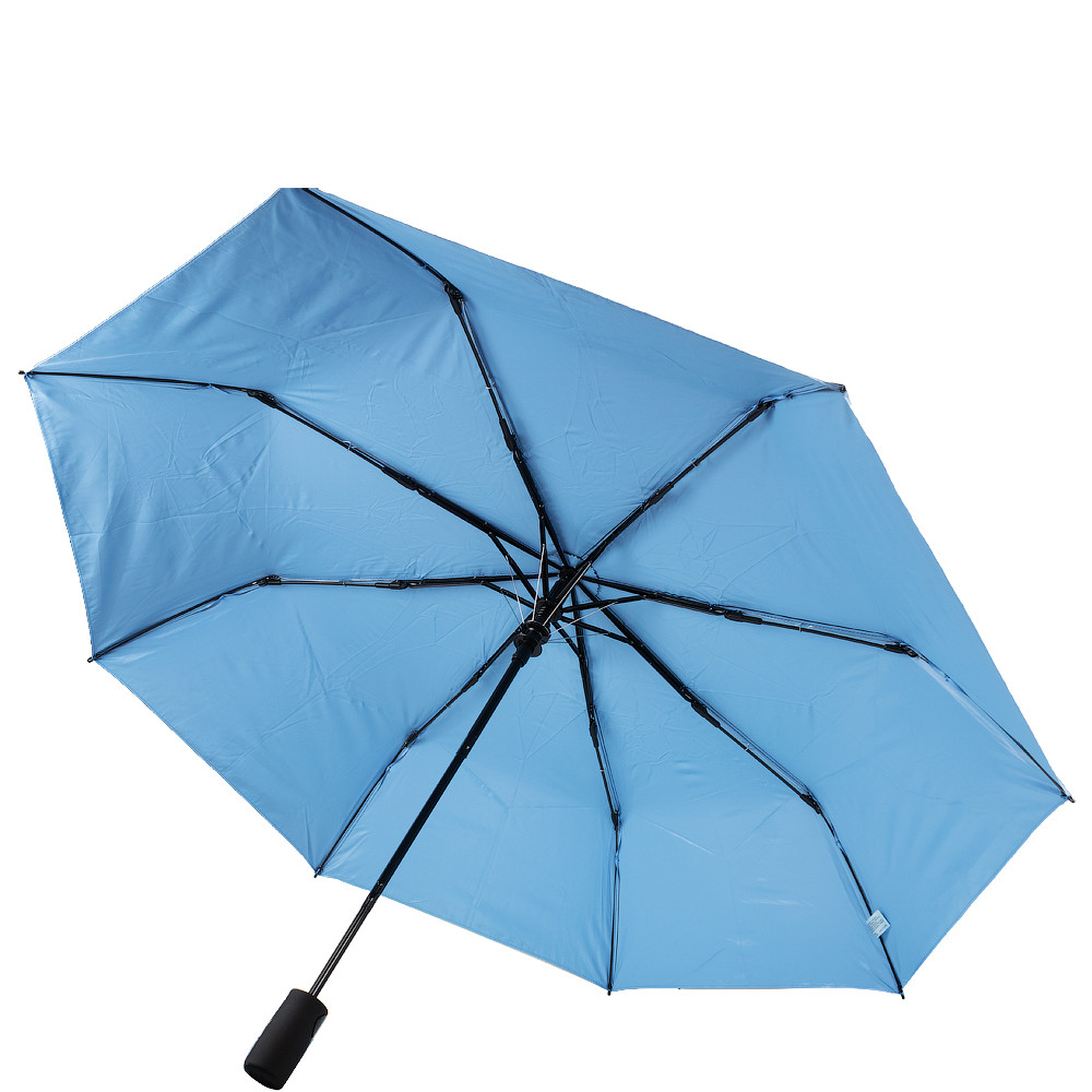 Женский складной зонтик полуавтомат Fare 100 см синий - фото 4