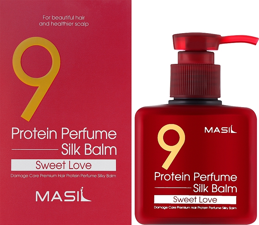 Протеїновий бальзам для волосся Masil 9 Protein Perfume Silk Balm Sweet Love 180 мл - фото 2