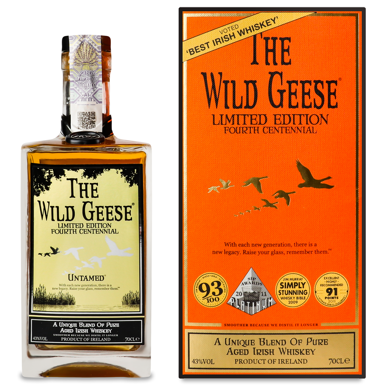 Виски The Wild Geese Limited Edition, 43%, 0,7 л (705386) - фото 1