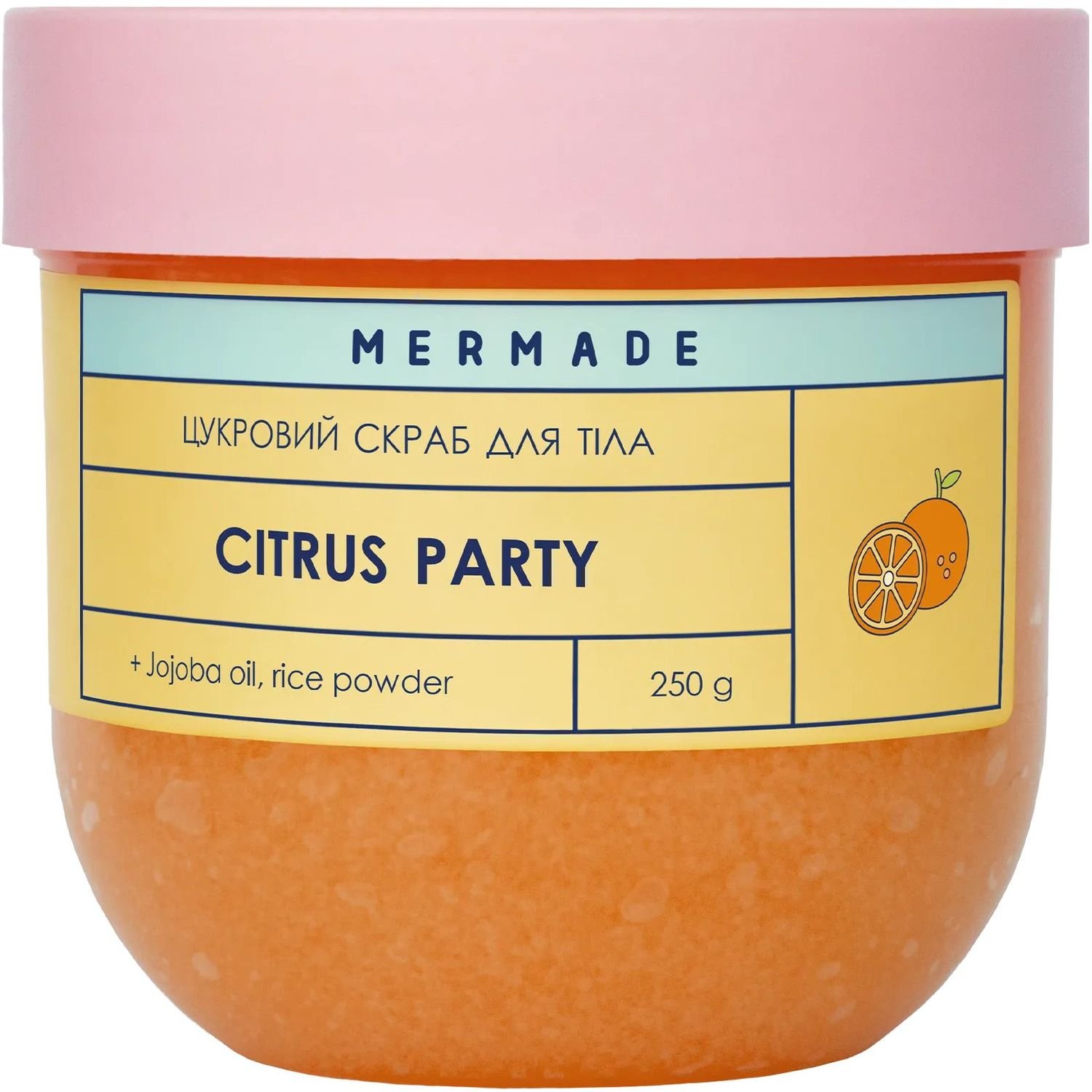 Цукровий скраб для тіла Mermade Citrus Party 250 г - фото 1