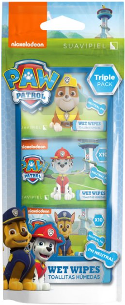 Детские влажные салфетки Suavipiel Wet Wipes Paw Patrol Щенячий патруль, 30 шт. - фото 1