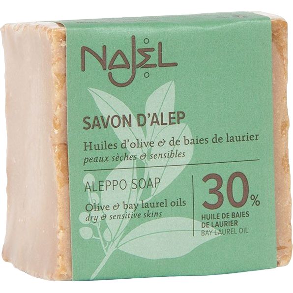 Алеппское мыло Najel Aleppo Soap 30% лаврового масла 185 г - фото 1
