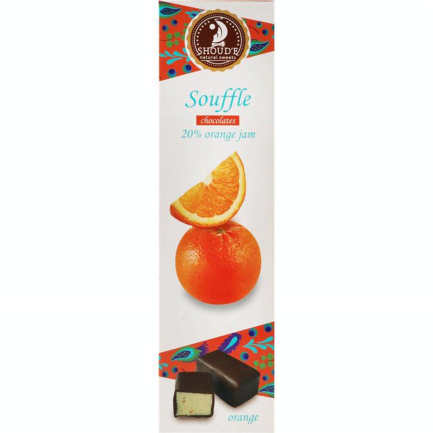Цукерки Shoud'e Souffle Orange шоколадні, 90 г (929737) - фото 1