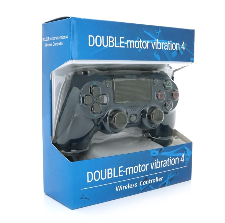 Геймпад джойстик Doubleshock Wireless PS4 Double Motor Vibration DualShock 4 Light-Dark-Blue - фото 5