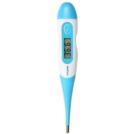 Медицинский электронный термометр BabyOno с мягким носиком, голубой-белый (788) - фото 2