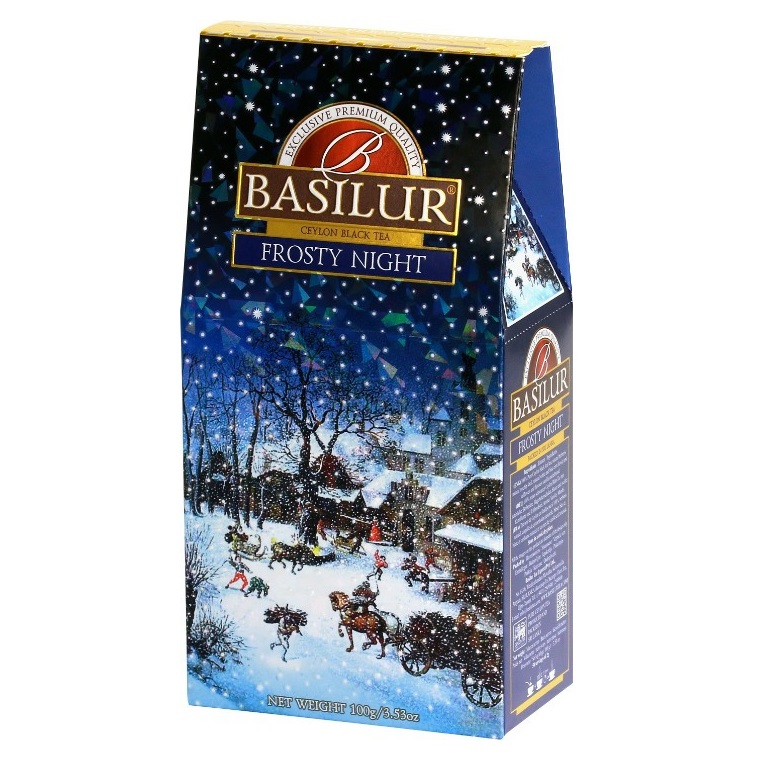 Чай чорний Basilur Frosty Night, 100 г (833187) - фото 1