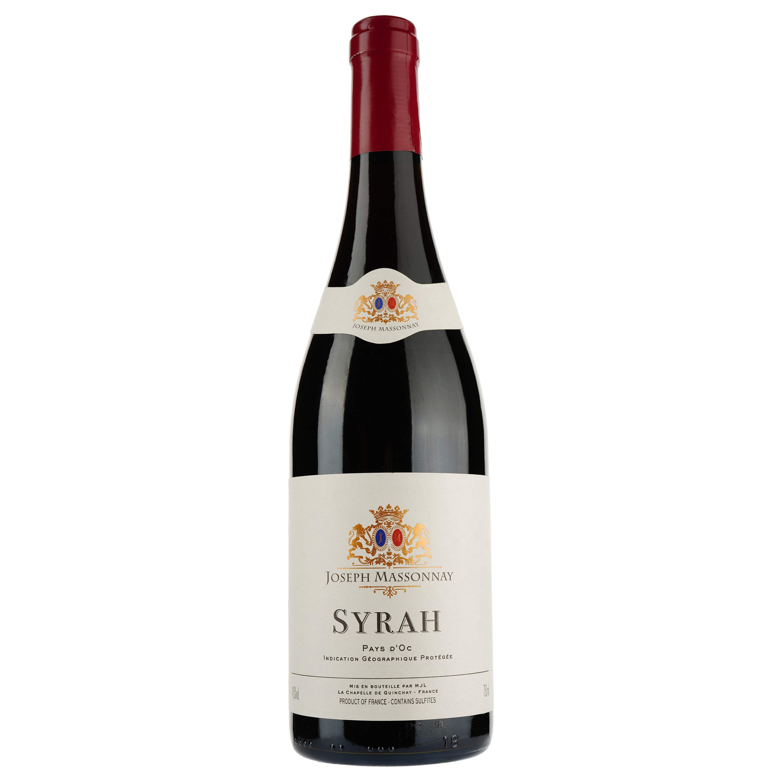 Вино Maison Jean Loron Joseph Massonnay Syrah Rouge IGP Pays d'Oc, червоне, сухе, 0,75 л - фото 1
