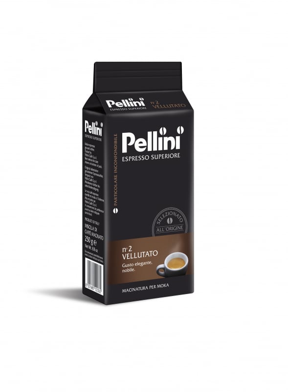Кава мелена Pellini Vellutato №2 натуральна смажена, 250 г - фото 1