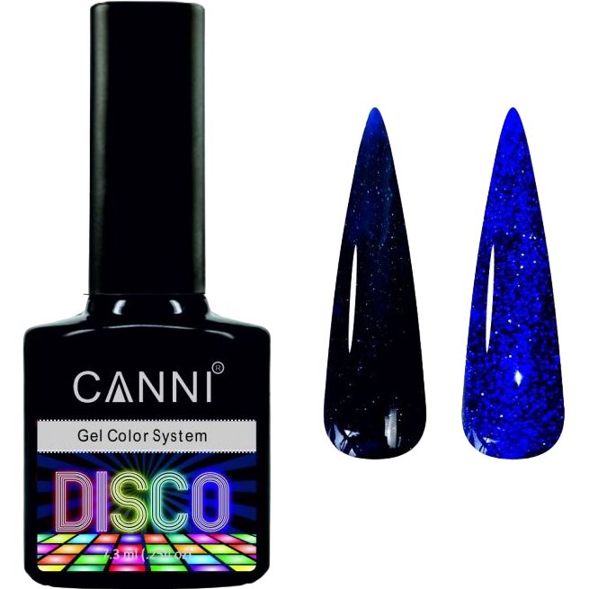 Светоотражающий гель-лак Canni Disco 3D flash №548 королевский синий 7.3 мл - фото 1