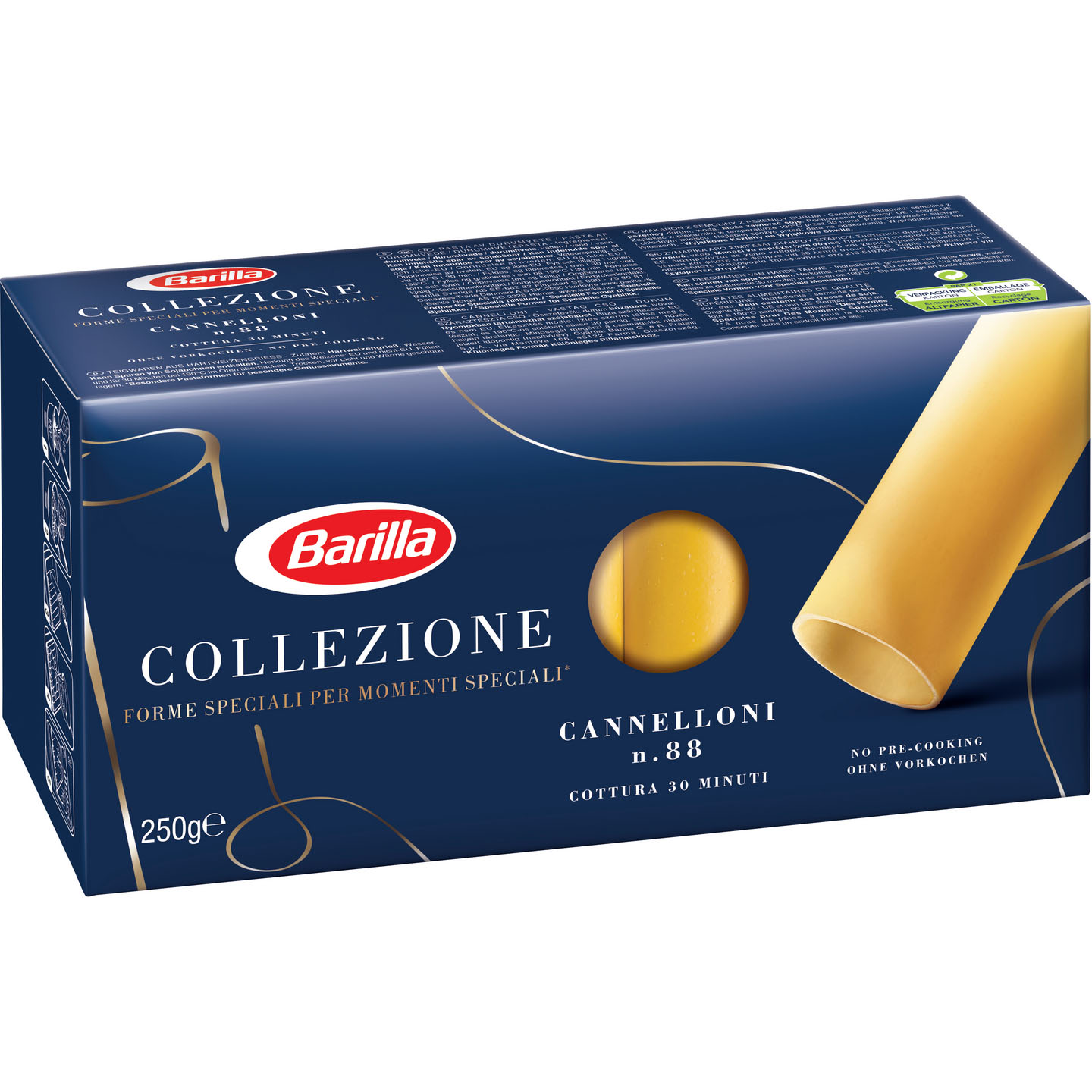 Макаронні вироби Barilla Collezione Cannelloni №88 250 г - фото 1