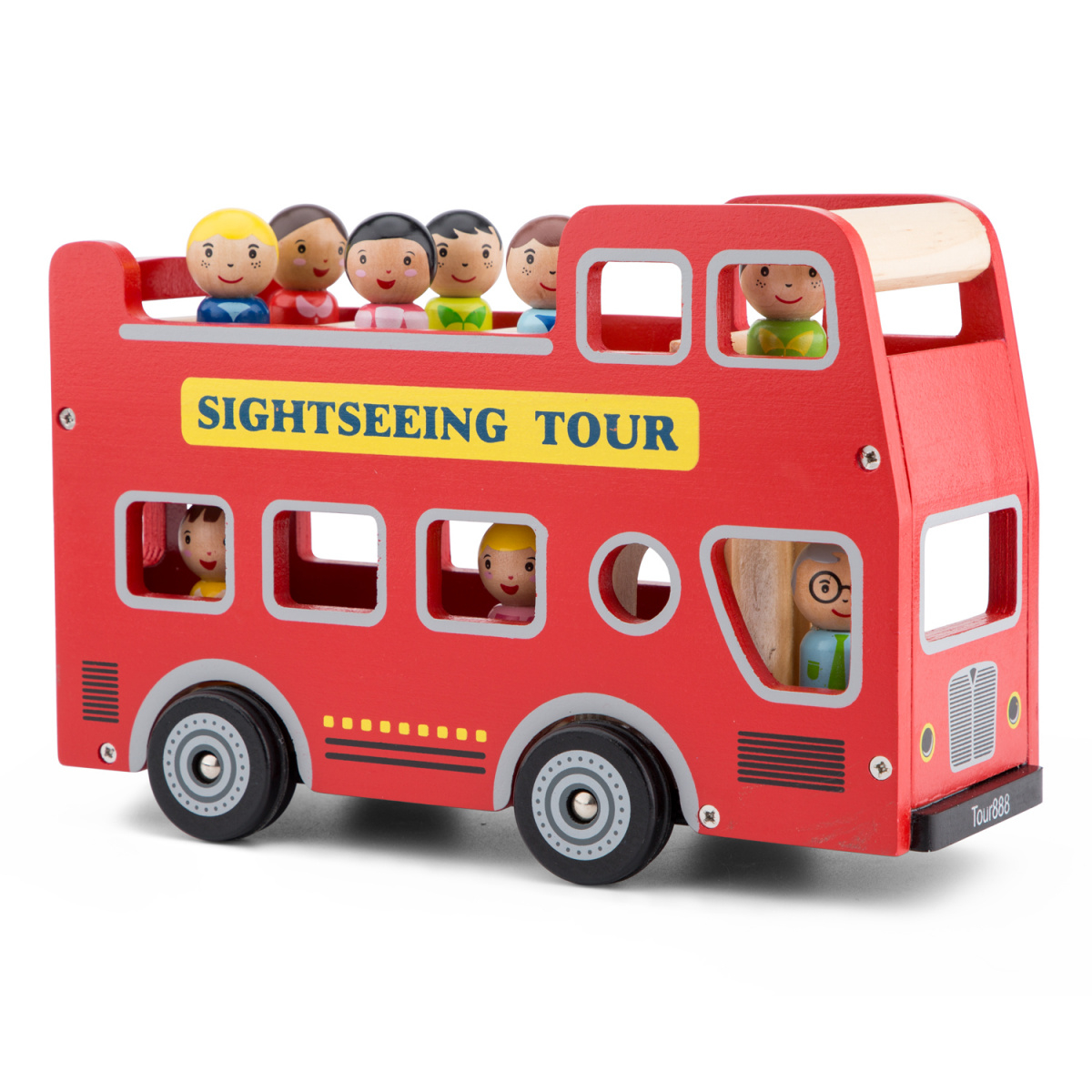 Игрушечный экскурсионный автобус New Classic Toys с фигурками (11970) - фото 2