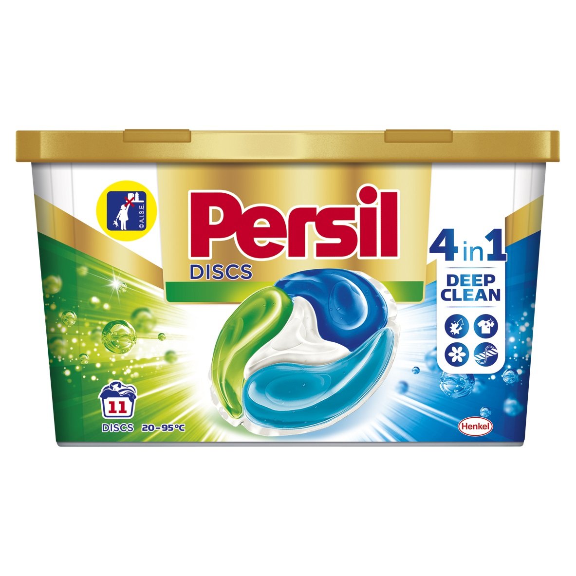 Гель для стирки в капсулах Persil Discs Universal Deep Clean, 11 шт. (796703) - фото 1