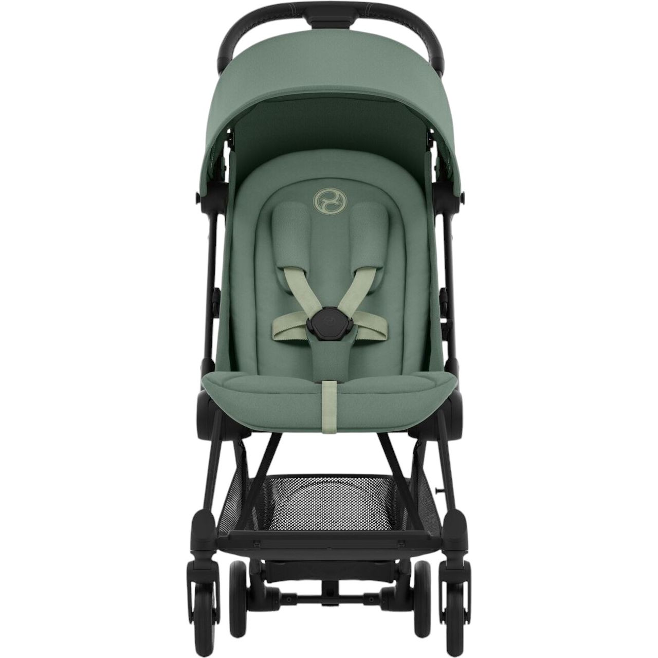 Прогулочная коляска Cybex Coya Matt Black Leaf Green (522004355) - фото 2