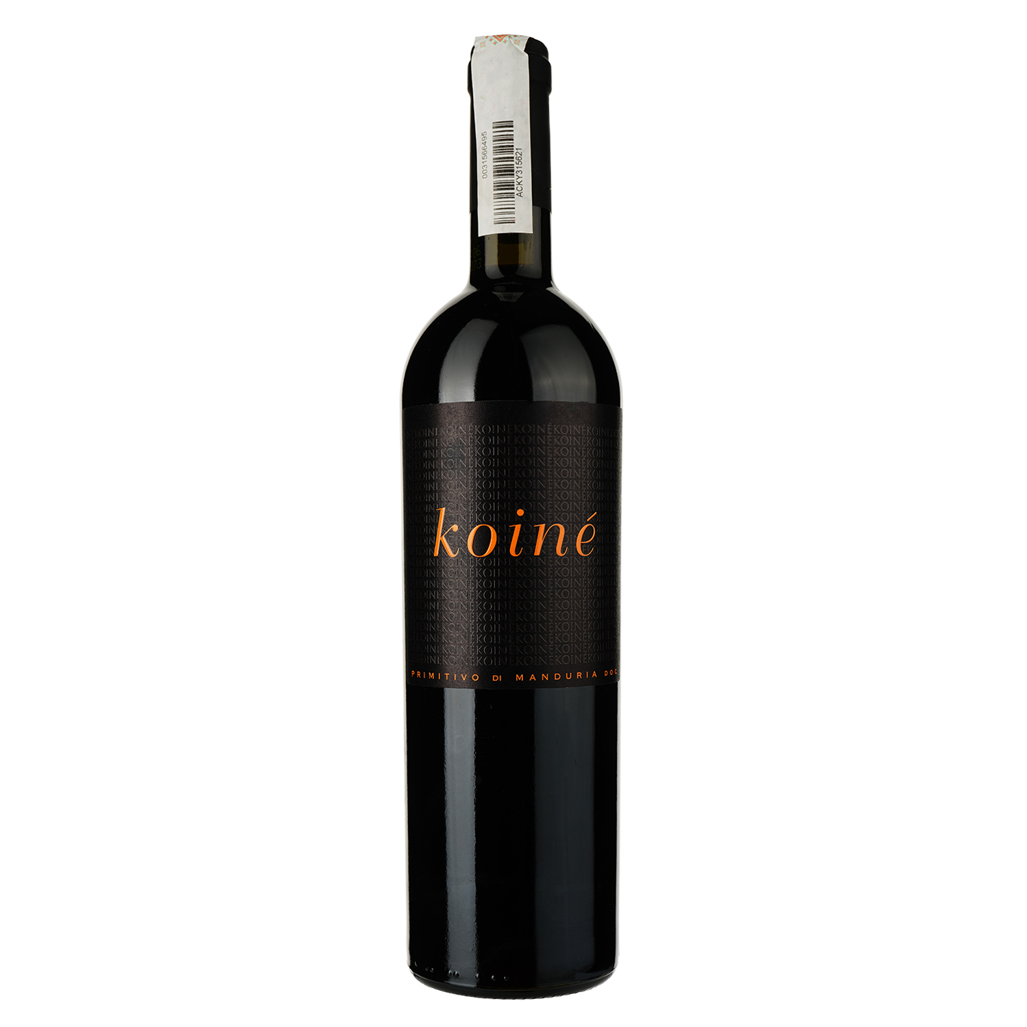 Вино Koine Primitivo di Manduria DOC красное сухое, 14%, 0,75 л - фото 1