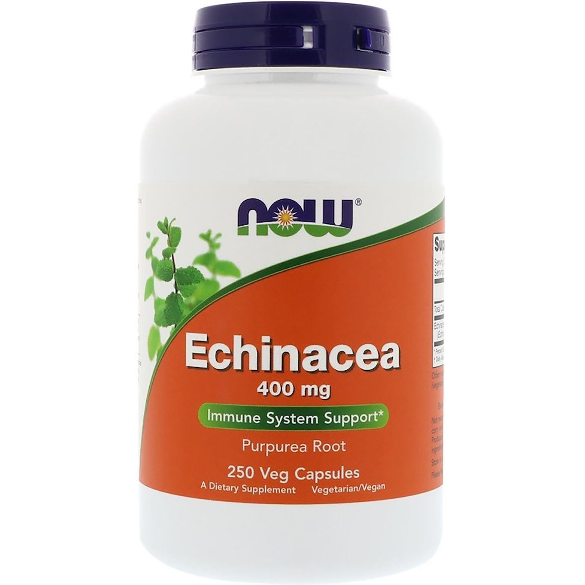 Естественная добавка Now Echinacea Purpurea 400 мг 250 капсул - фото 1