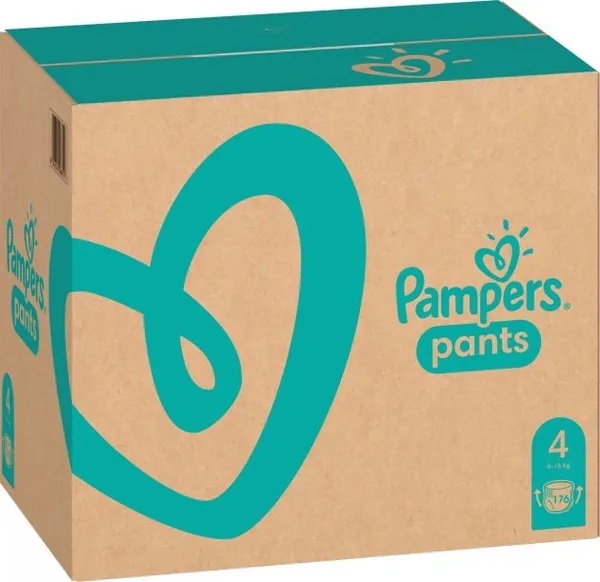 Подгузники-трусики Pampers Pants Maxi одноразовые 4 (9-15 кг) 176 шт. - фото 3