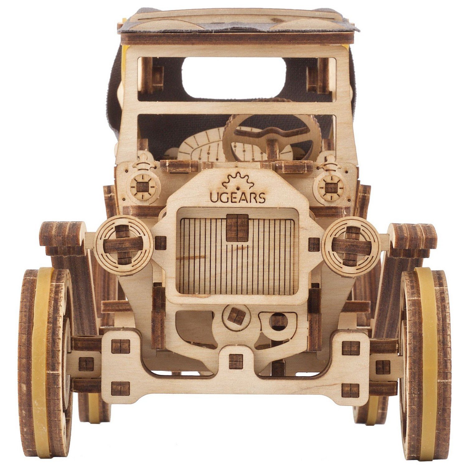 Механічний 3D Пазл Ukrainian Gears Ретро автомобіль UGR-T, 337 елементів (70175) - фото 4