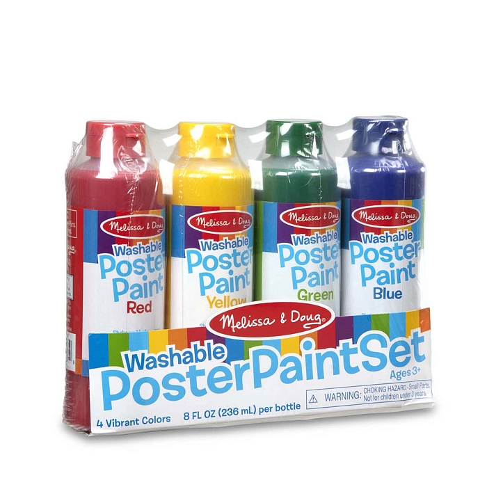 Набір плакатних фарб Melissa&Doug, 4 кольори (MD4127) - фото 3