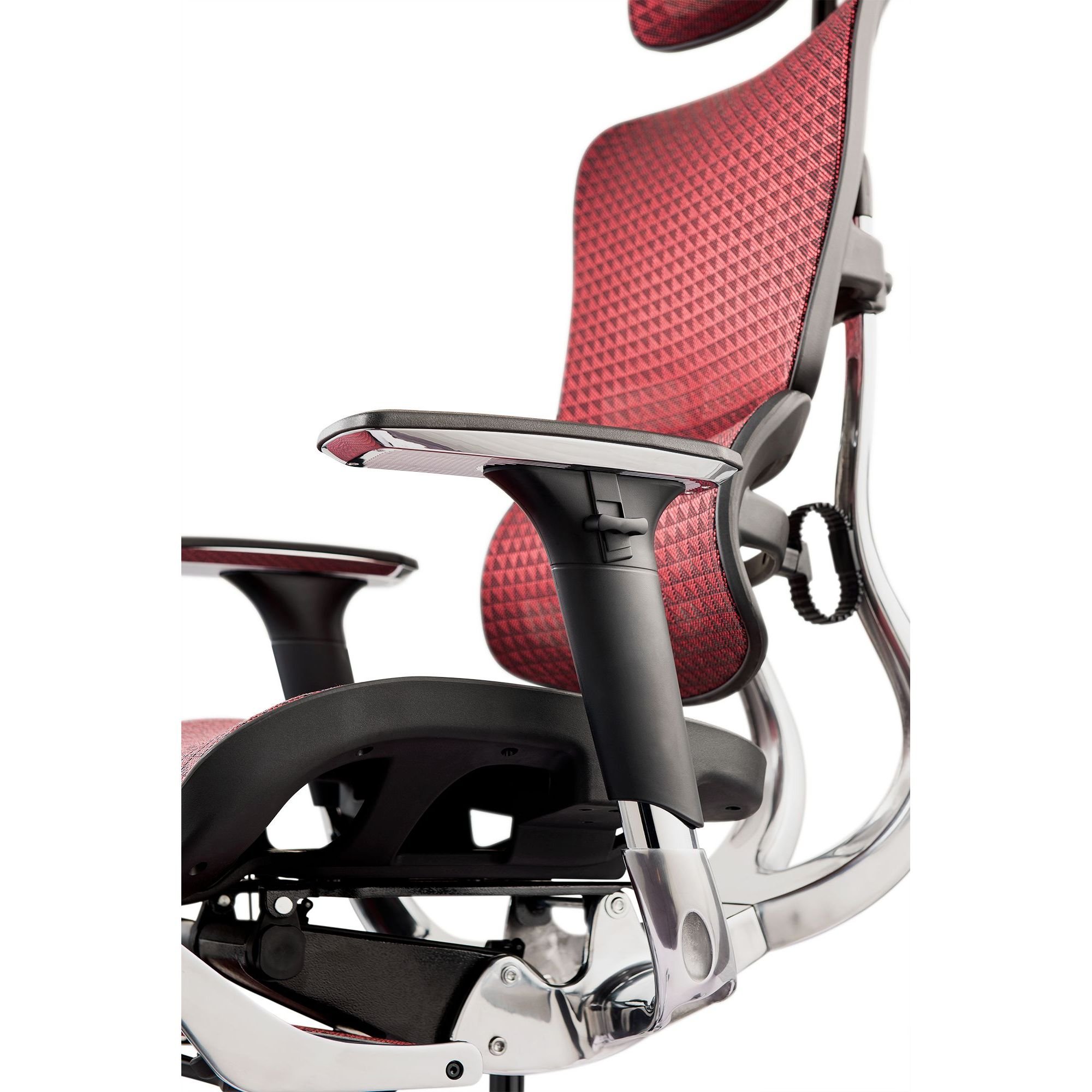Офісне крісло GT Racer X-801L (W-82), червоне (X-801L Red (W-82)) - фото 7