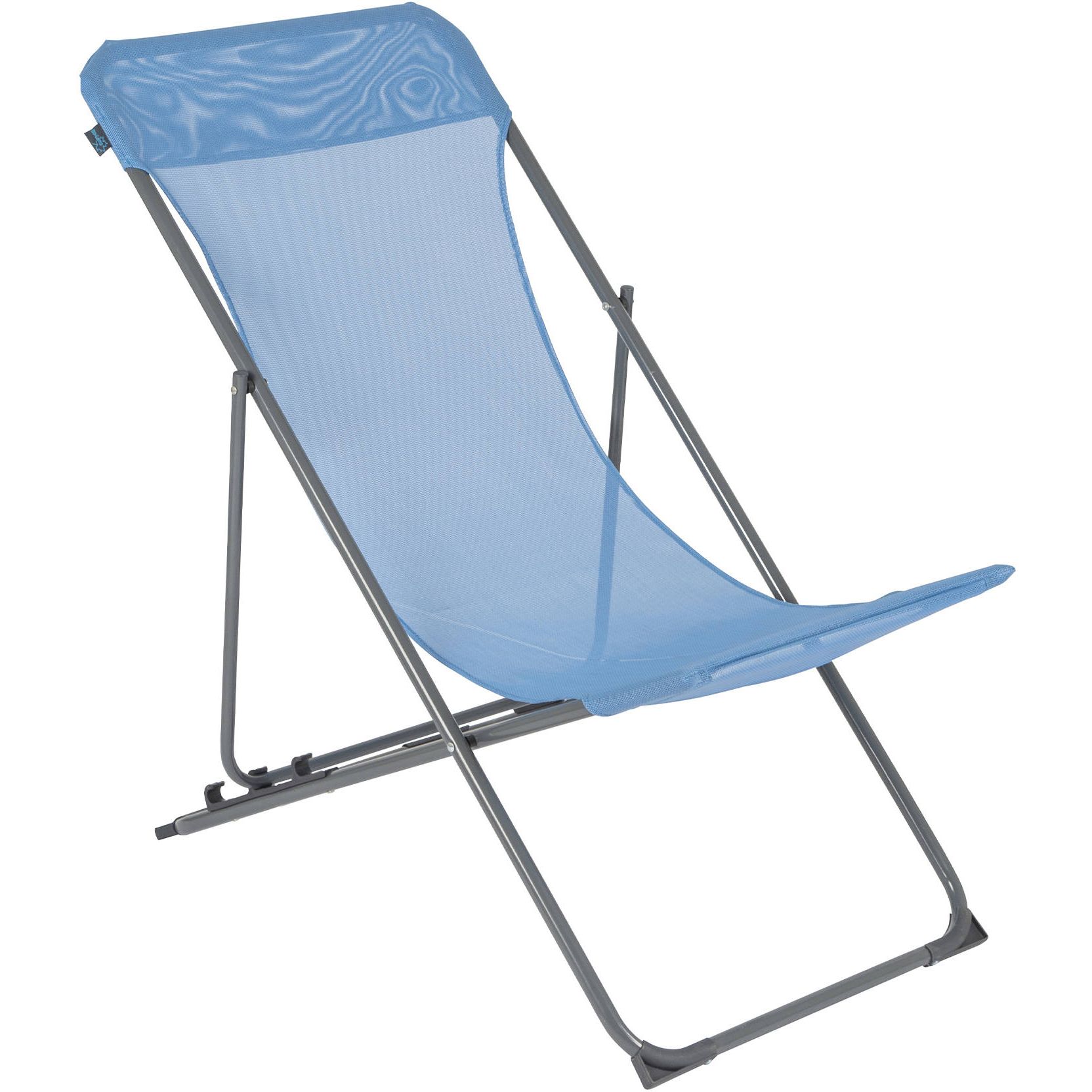 Кресло раскладное Bo-Camp Flat голубое (1204684) - фото 1