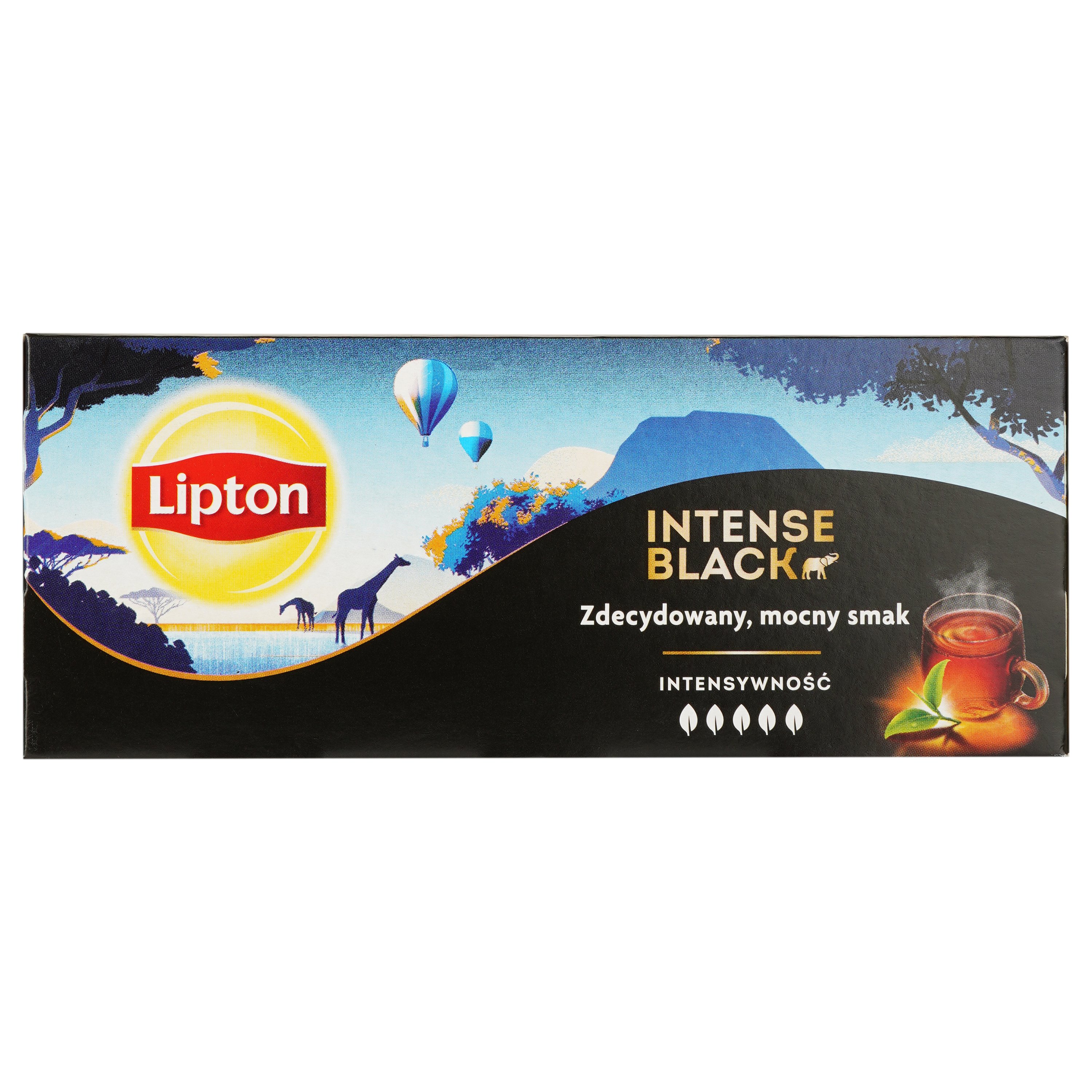Чай черный Lipton Intense Black, 57.5 г (25 шт. х 2.3 г) (917479) - фото 1