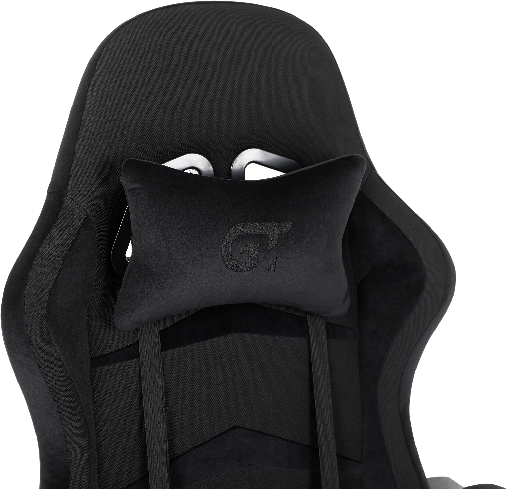 Геймерское кресло GT Racer черное (X-2324 Fabric Black Suede) - фото 6