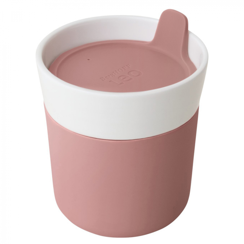 Кухоль-контейнер для напоїв Berghoff Leo, 250 мл, рожевий (00000020660) - фото 1
