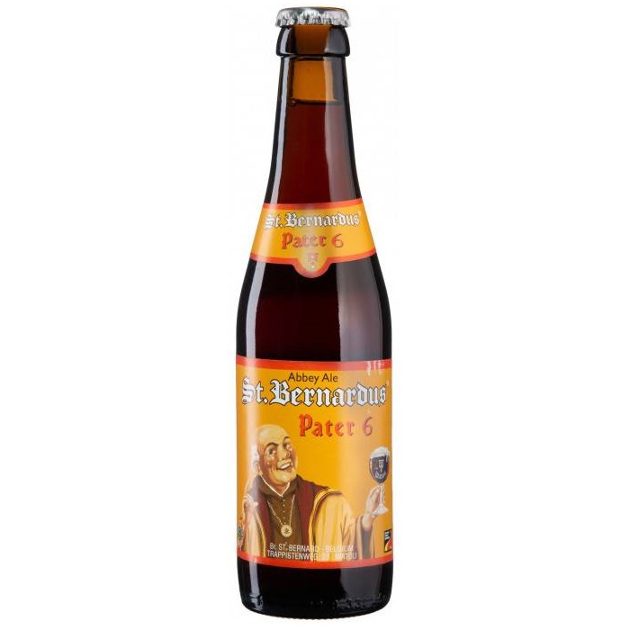 Пиво St. Bernardus Pater 6, темний, нефільтрований, 6,7% 0,33 л - фото 1