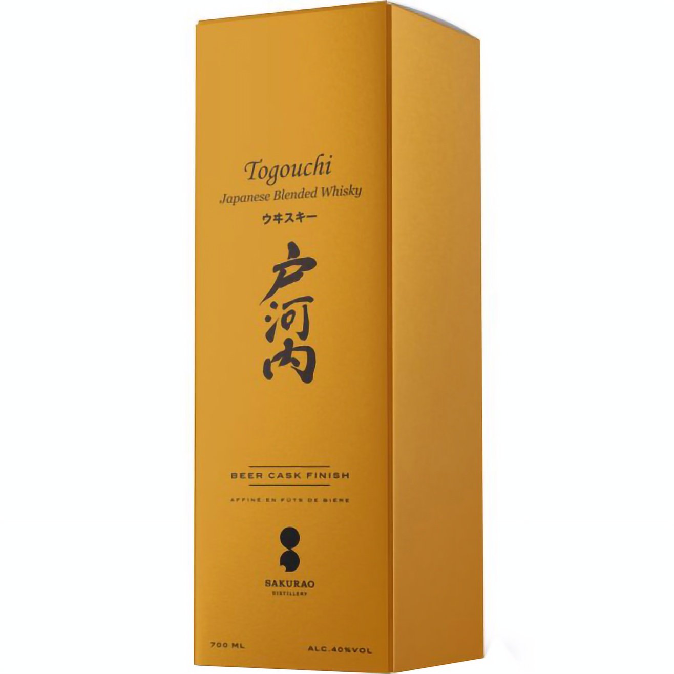 Виски Togouchi Beer Cask Finish Blended Japanese Whisky, 40%, 0,7 л, в подарочной упаковке - фото 3