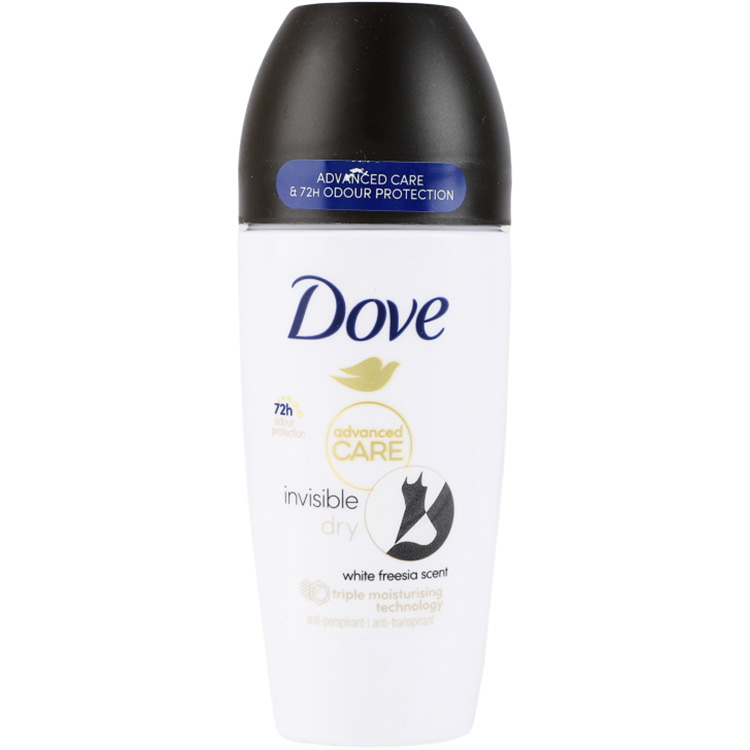 Антиперспірант Dove Advanced Care Invisible Dry 72h кульковий 50 мл - фото 1