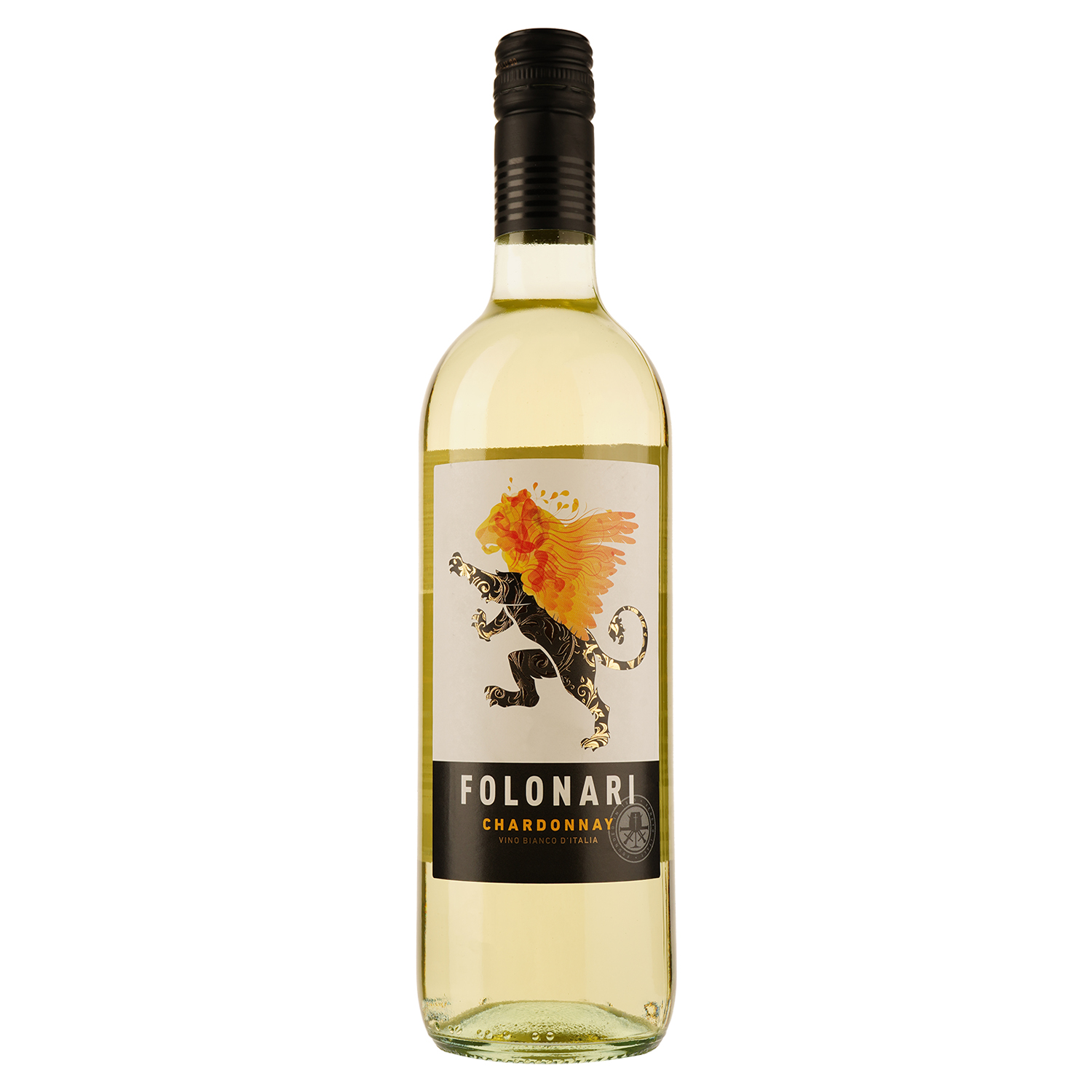 Вино Folonari Chardonnay IGT, белое, сухое, 0,75 л - фото 1