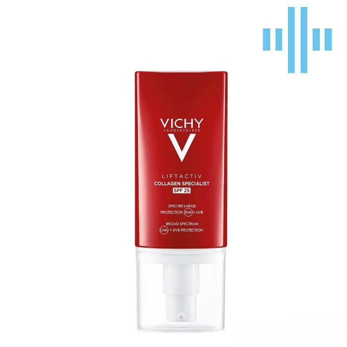 Антивозрастной крем-уход для коррекции морщин и контура лица Vichy LiftActiv Collagen Specialist SPF25, 50 мл - фото 1