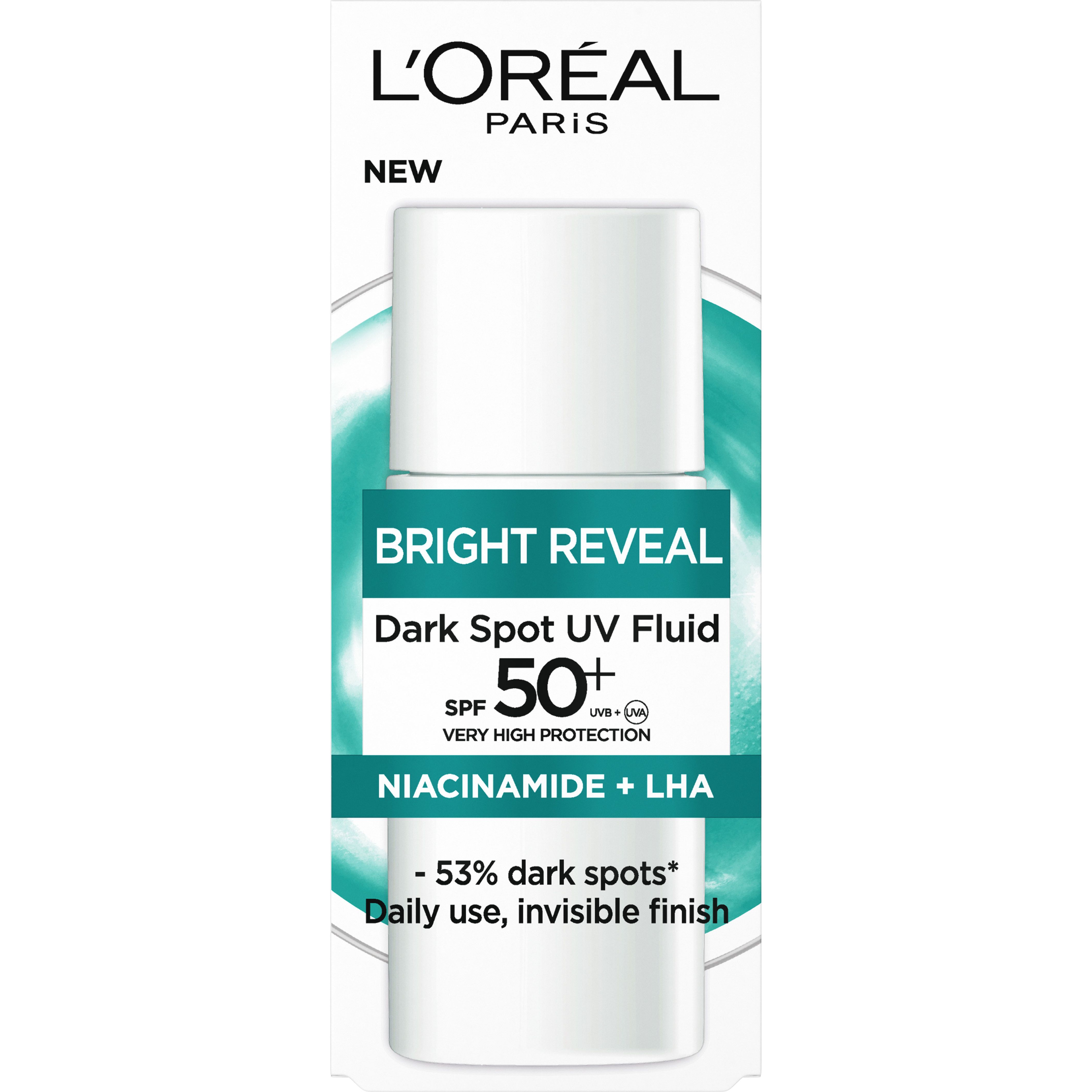 Флюид для кожи лица L`Oreal Paris Bright Reveal против пигментных пятен SPF 50+ 50 мл - фото 1