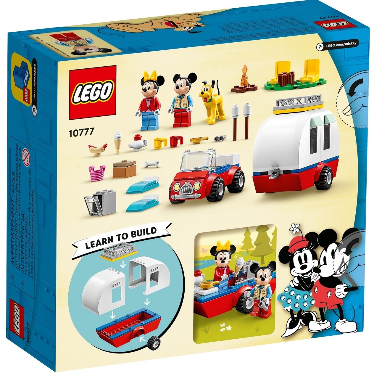 Конструктор LEGO Mickey and Friends Туристичний похід Міккі Мауса та Мінні Маус, 103 деталі (10777) - фото 2