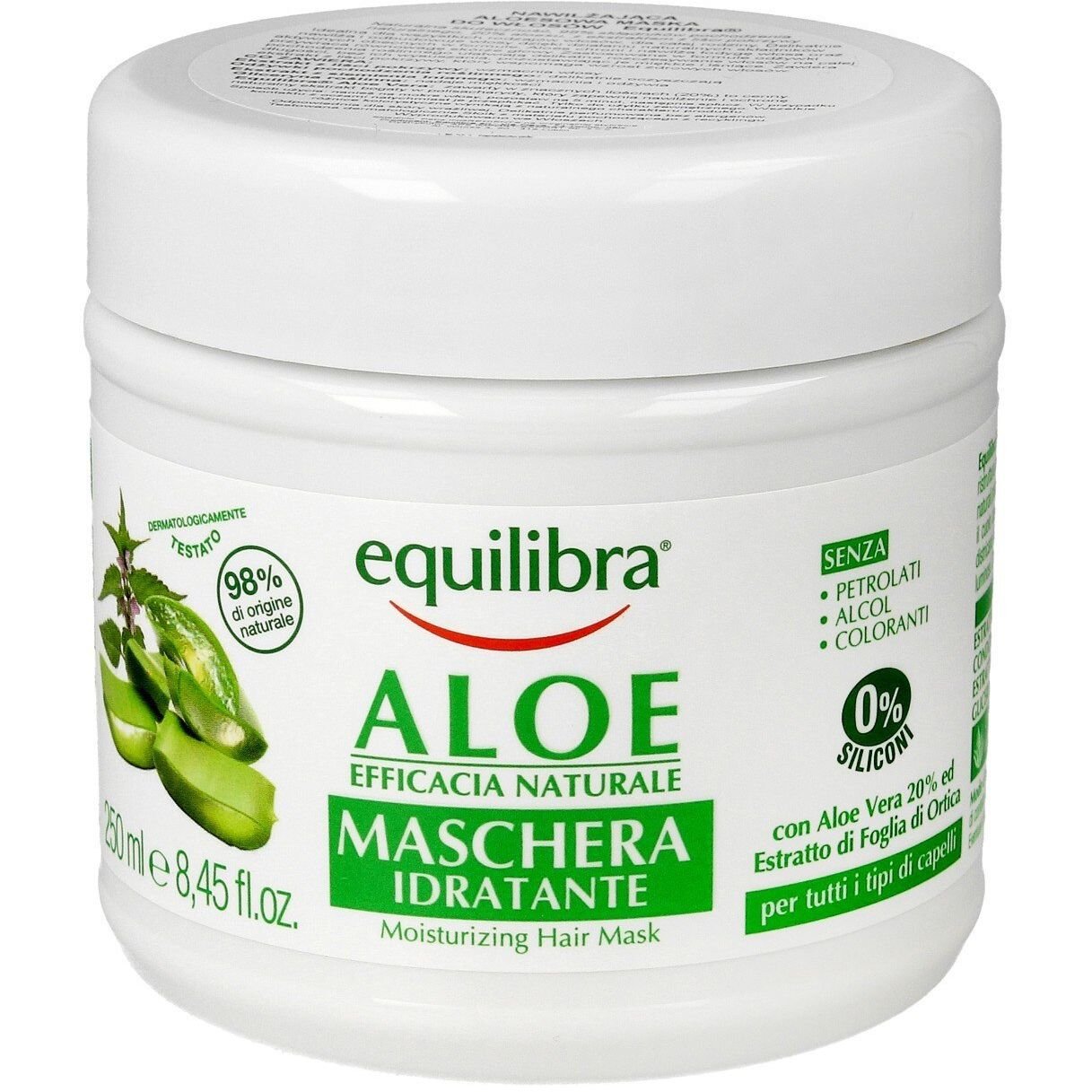 Маска для волосся Equilibra Aloe Vera 250 мл - фото 1