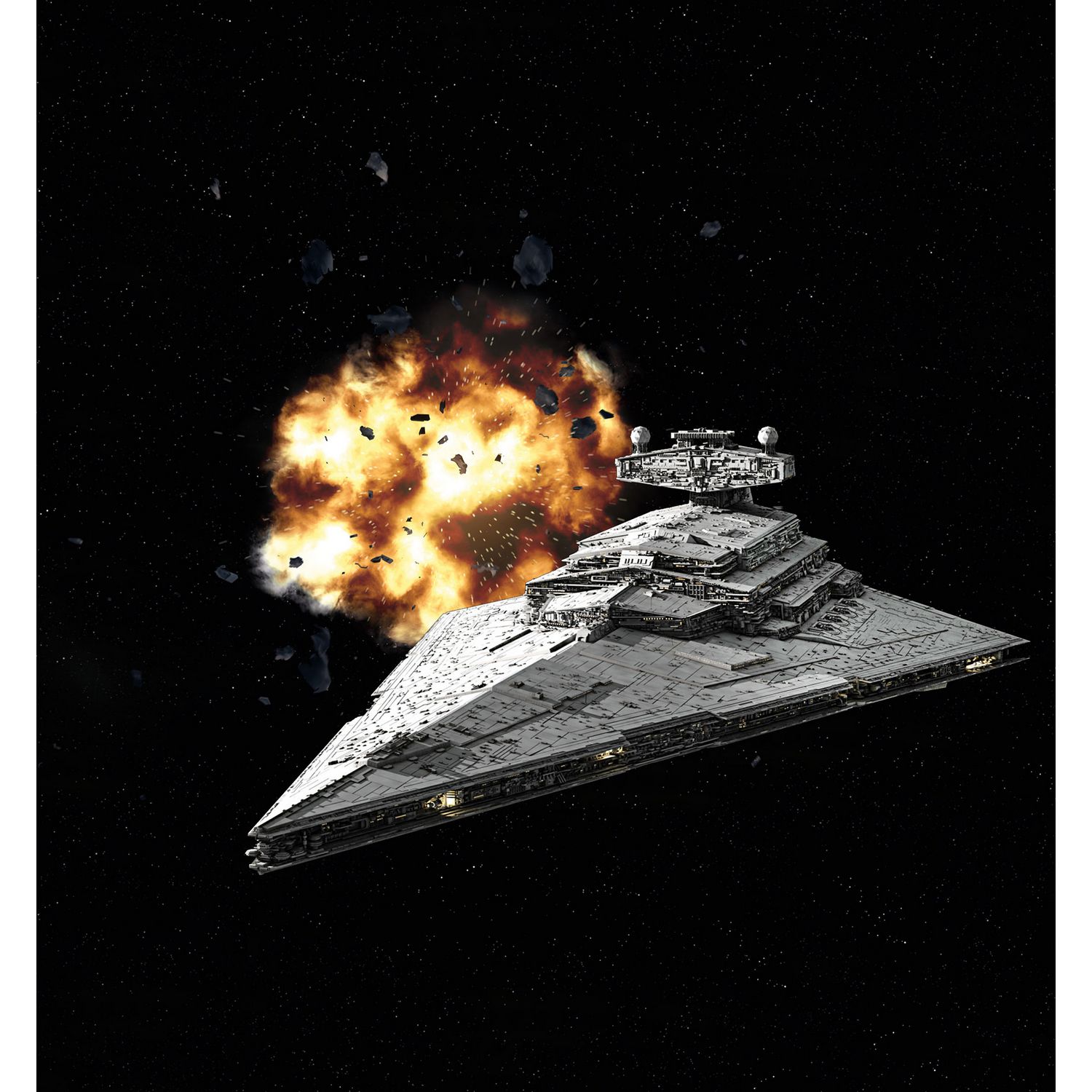 Сборная модель Revell Космический корабль Imperial Star Destroyer, уровень 3, масштаб 1:12300, 21 деталь (RVL-03609) - фото 2