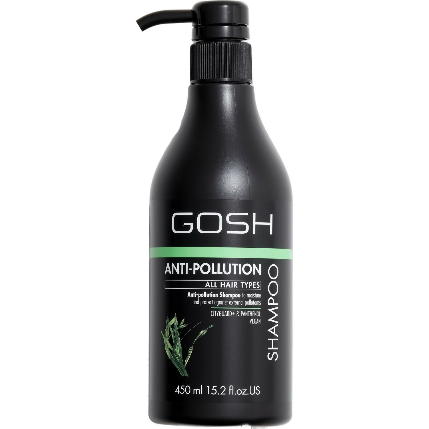 Шампунь Gosh Anti-Pollution, очищающий и увлажняющий, для всех типов волос, 450 мл - фото 1