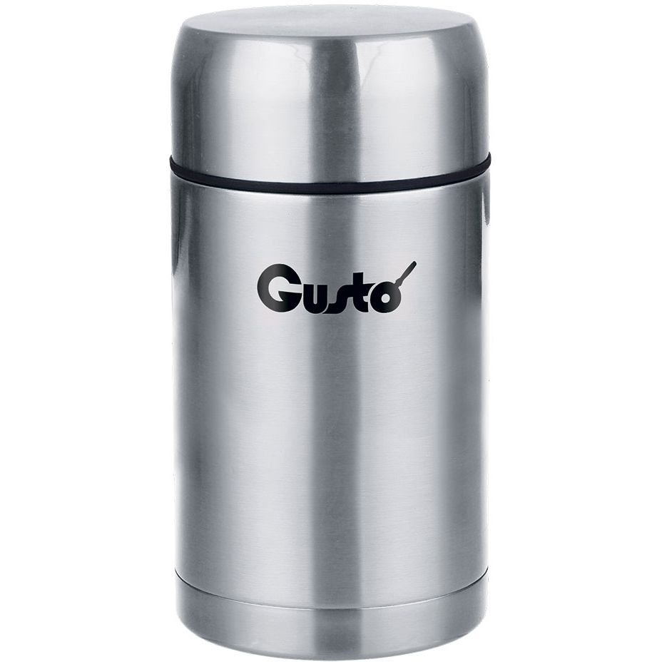 Термос для їжі Gusto GT010-1 Смачний обід 1 л сріблястий (126794) - фото 1