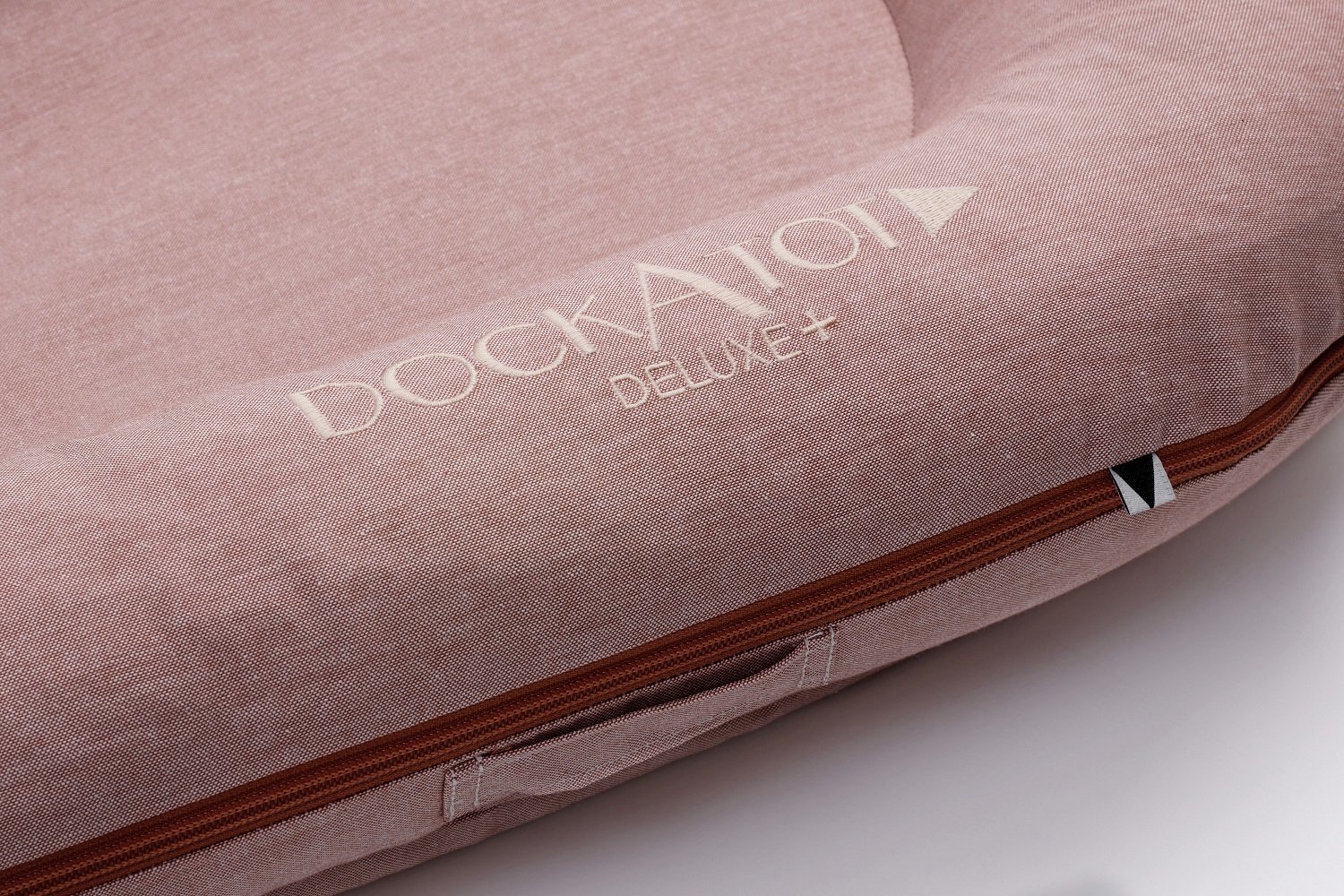 Матрац-Кокон DockATot Deluxe+ Ginger Chambray, 85х46, світло-рожевий (EU10388) - фото 4