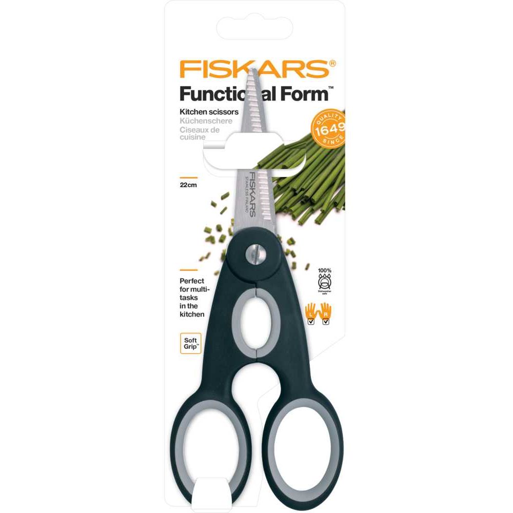 Ножницы Fiskars Form кухонные с ручками Softouch (1003034) - фото 3