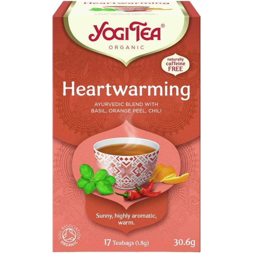 Чай травяной Yogi Tea Heartwarming органический 30.6 г (17 шт. х 1.8 г) - фото 1