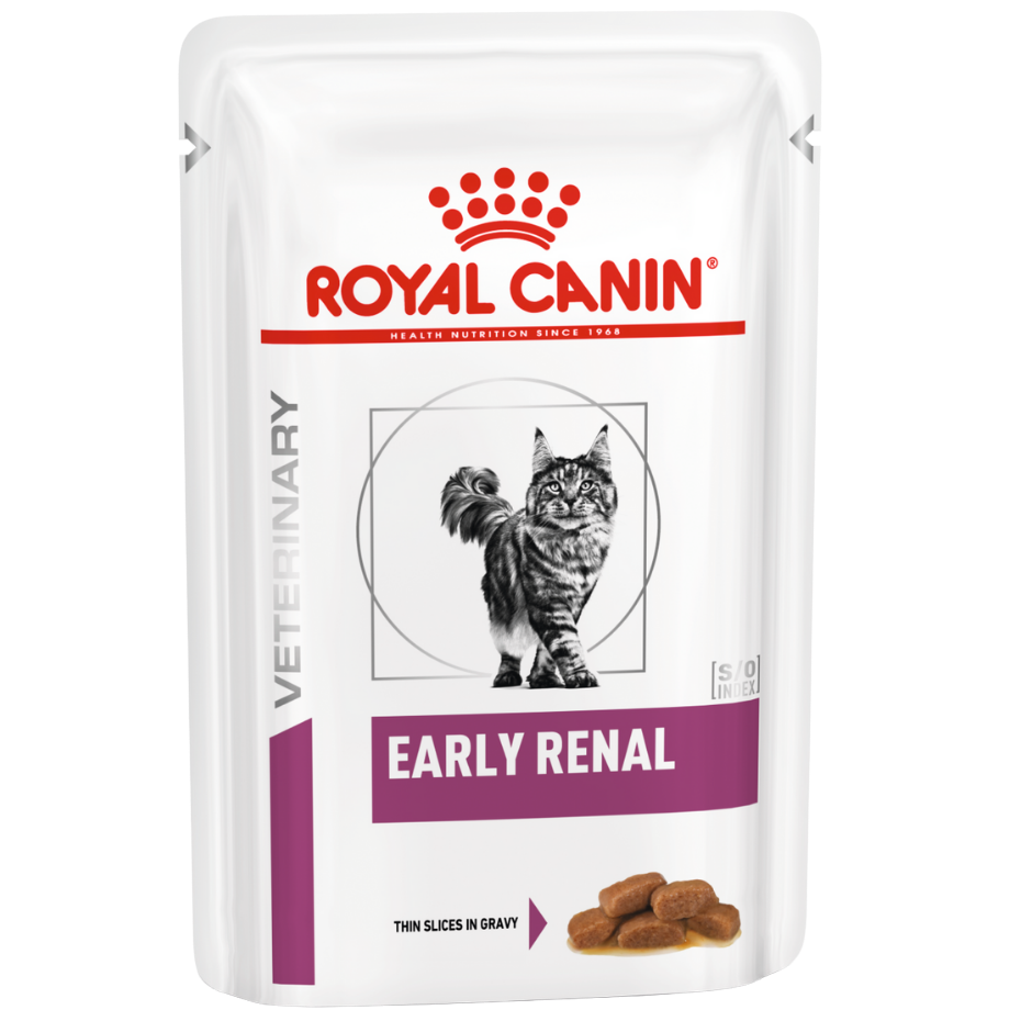 Консервований дієтичний корм для дорослих кішок Royal Canin Early Renal при захворюваннях нирок, 85 г (1243001) - фото 1
